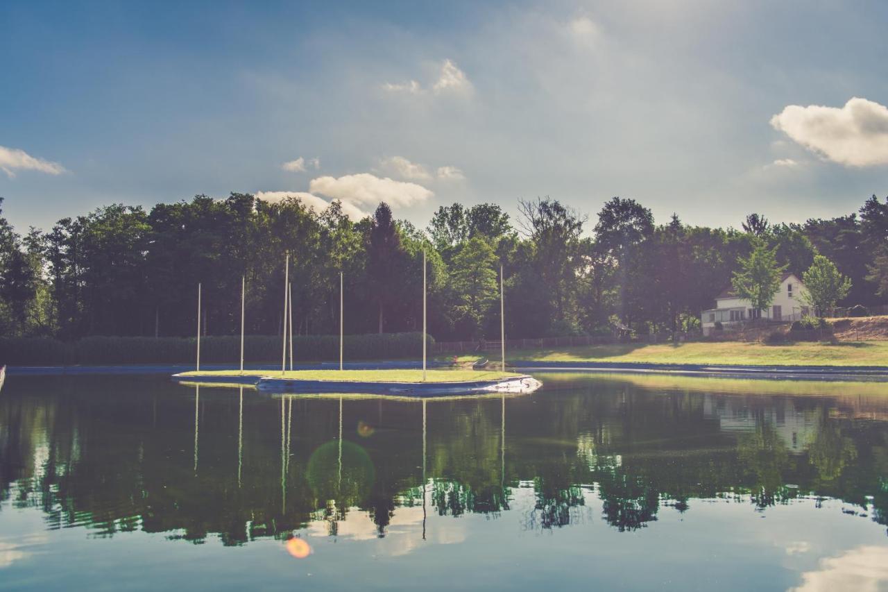 Landhuisjes Bij De Wouterbron Opglabbeek Bagian luar foto